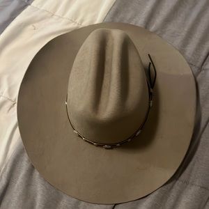 Woman cow girl hat